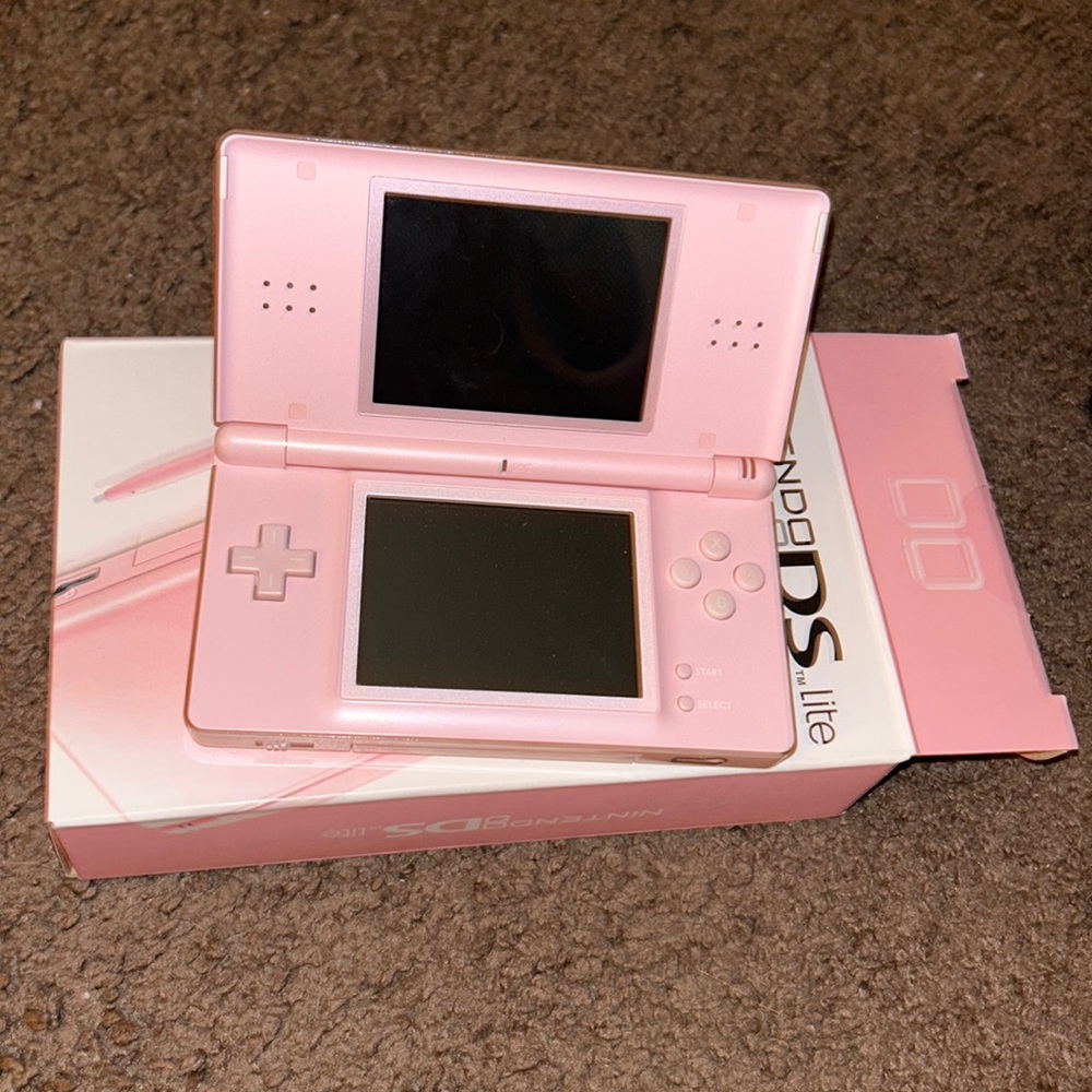 Pink Nintendo DS.